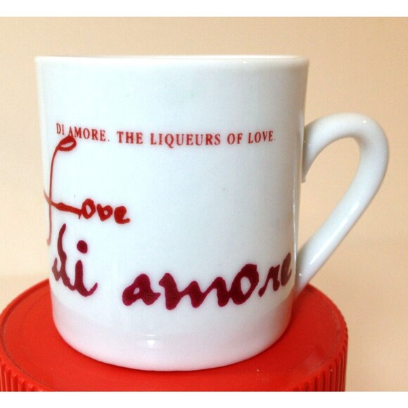 Vintage Souvenir DI AMORE Shot Glass The Liqueurs of Love w/Handle - Picture 1 of 7